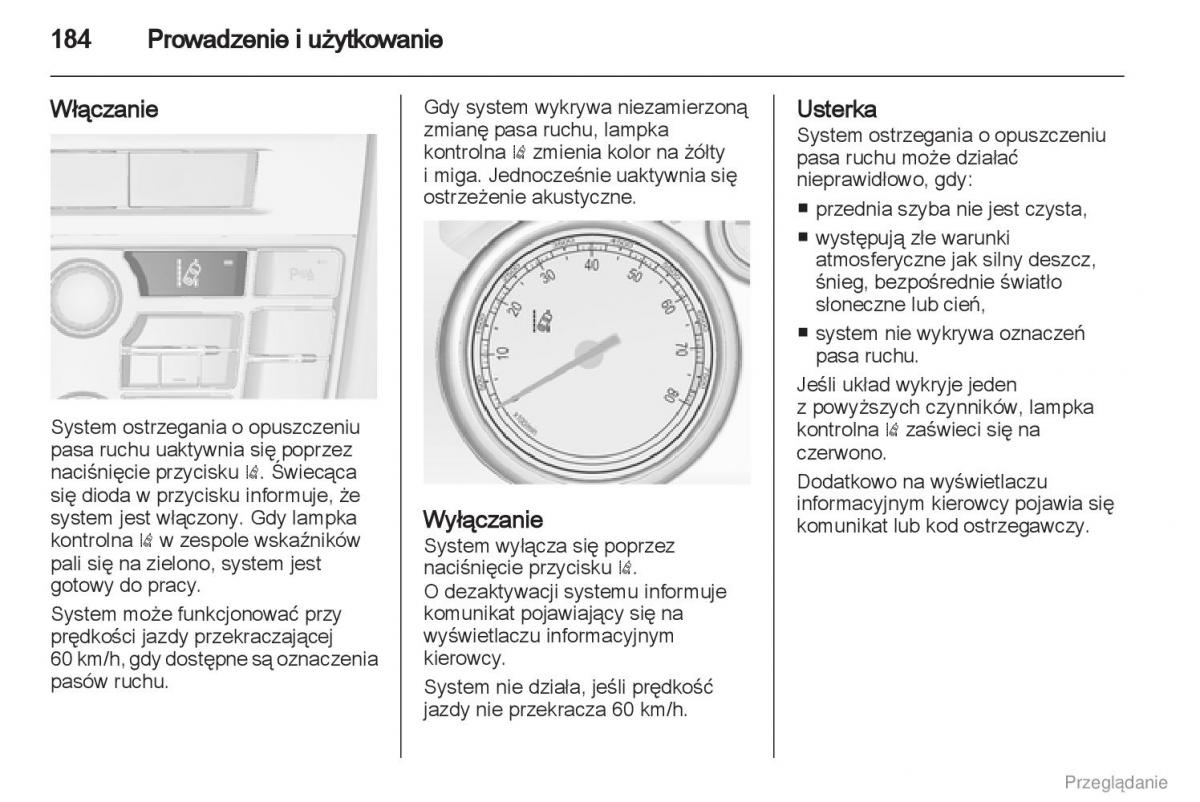 manual  Manual Opel Astra J instrukcja / page 185