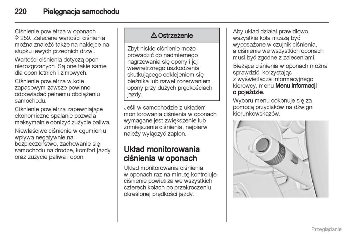 manual  Manual Opel Astra J instrukcja / page 221