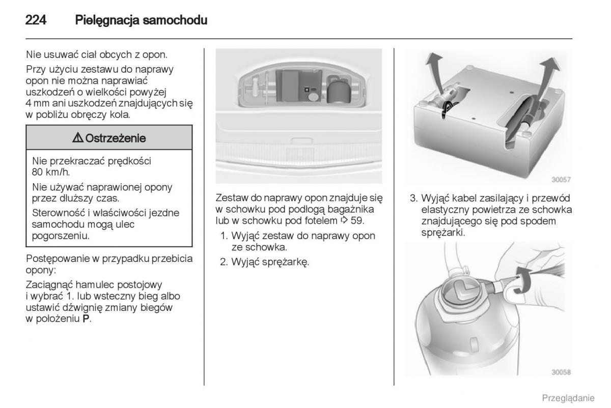 Manual Opel Astra J instrukcja obslugi / page 225