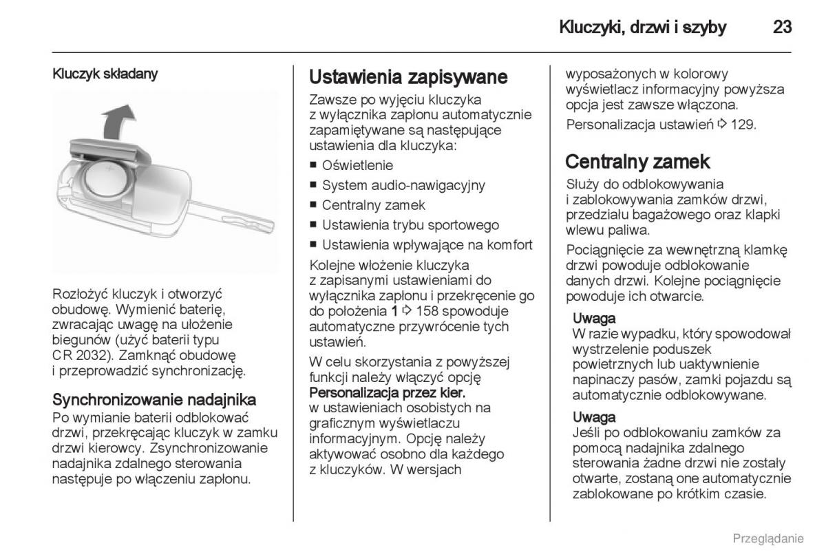 Manual Opel Astra J instrukcja obslugi / page 24