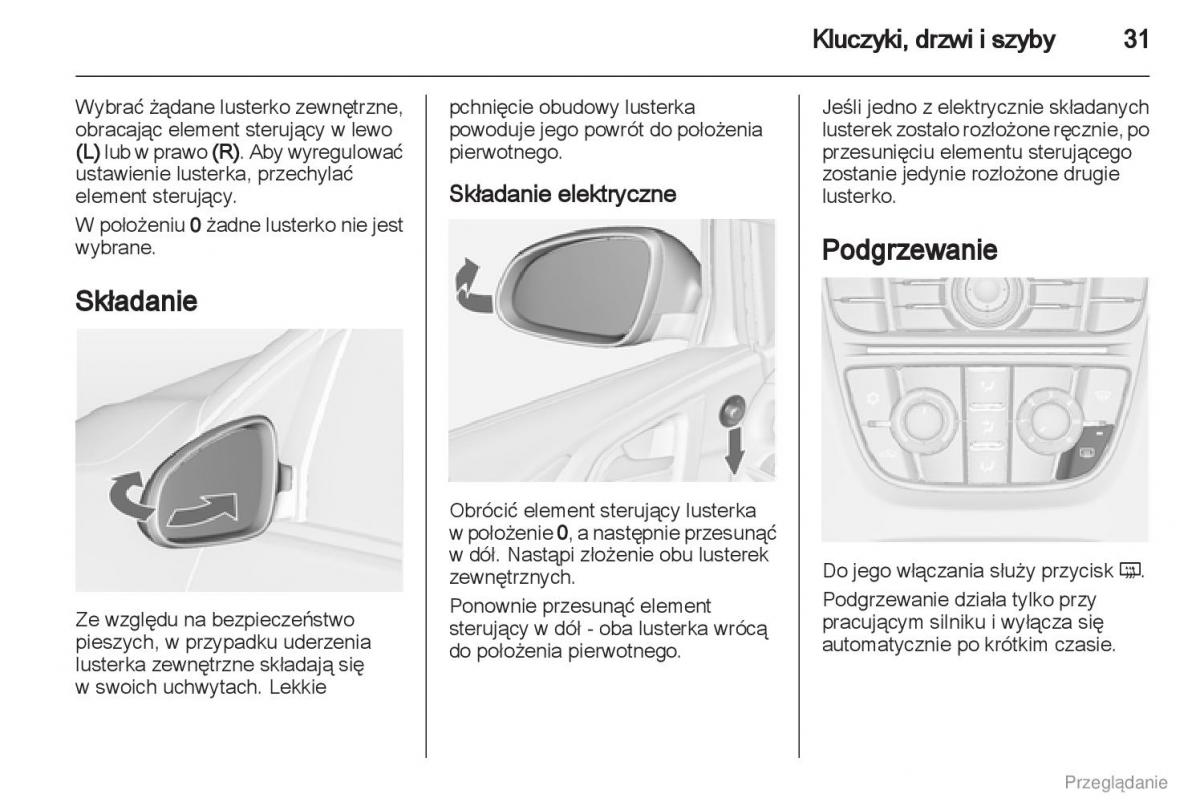 Manual Opel Astra J instrukcja obslugi / page 32