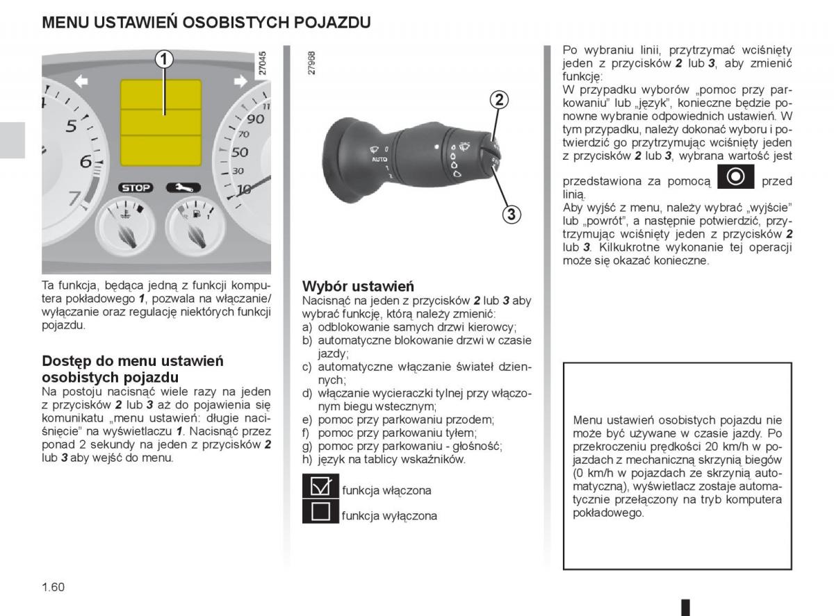 renault laguna 3 iii instrukcja obslugi / page 66