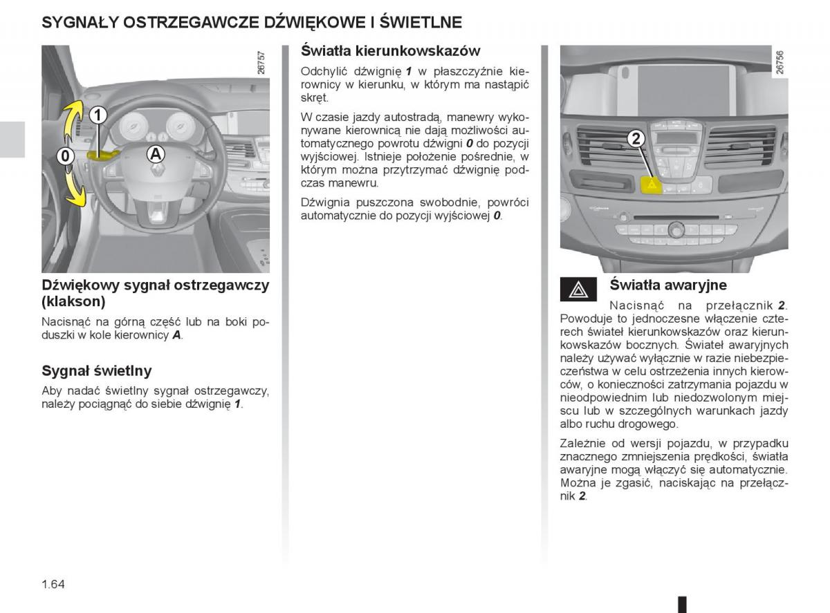 renault laguna 3 iii instrukcja obslugi / page 70