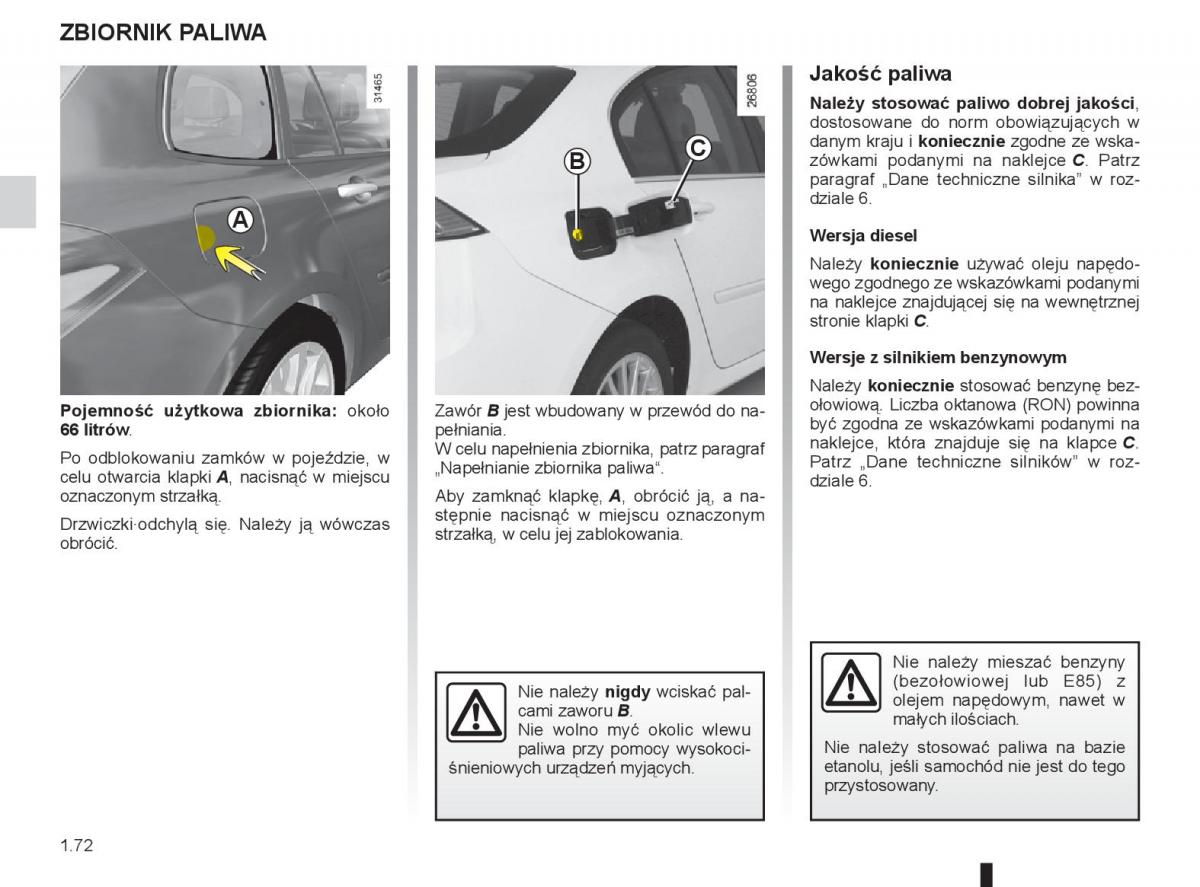 renault laguna 3 iii instrukcja obslugi / page 78