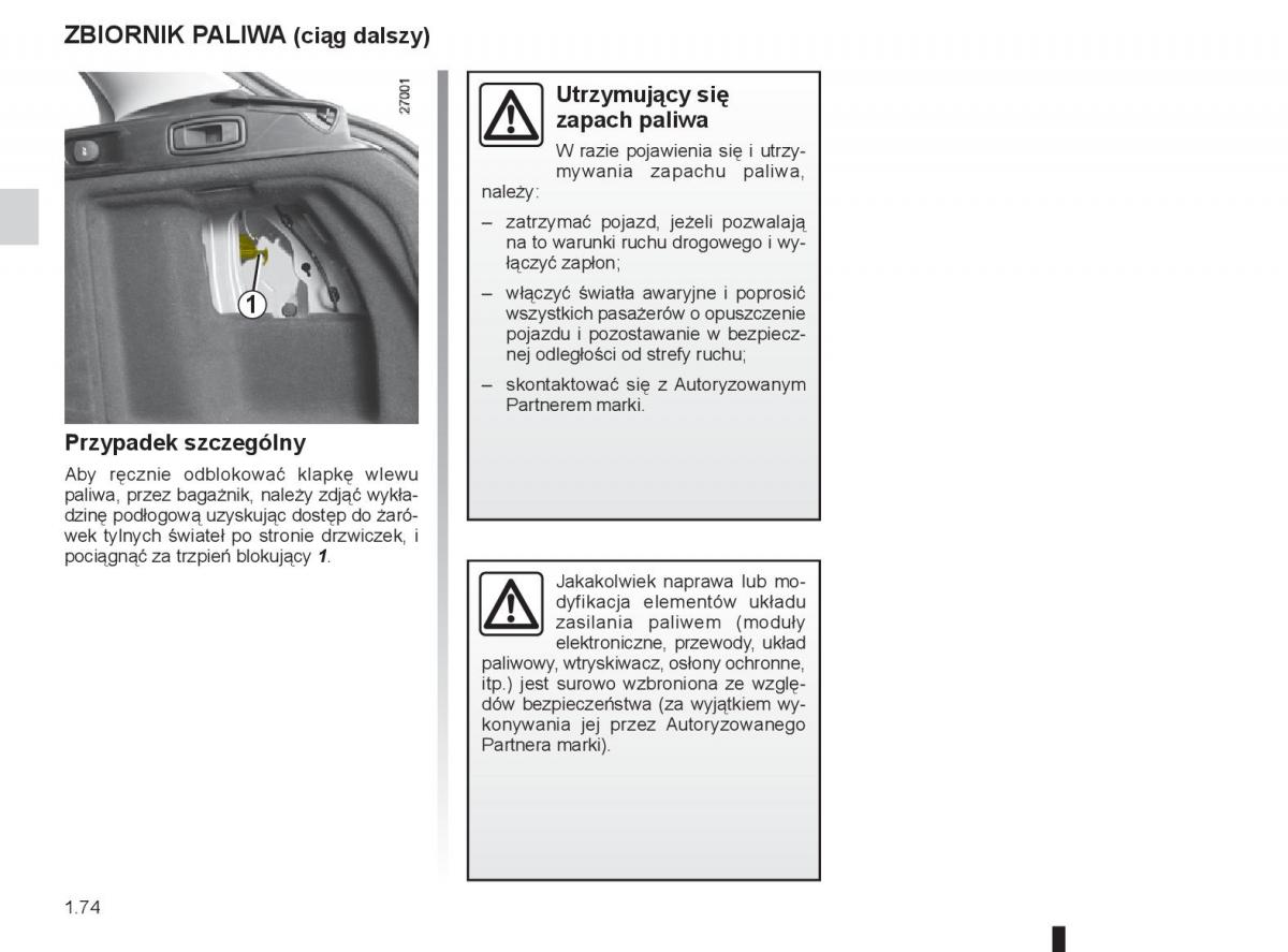 renault laguna 3 iii instrukcja obslugi / page 80