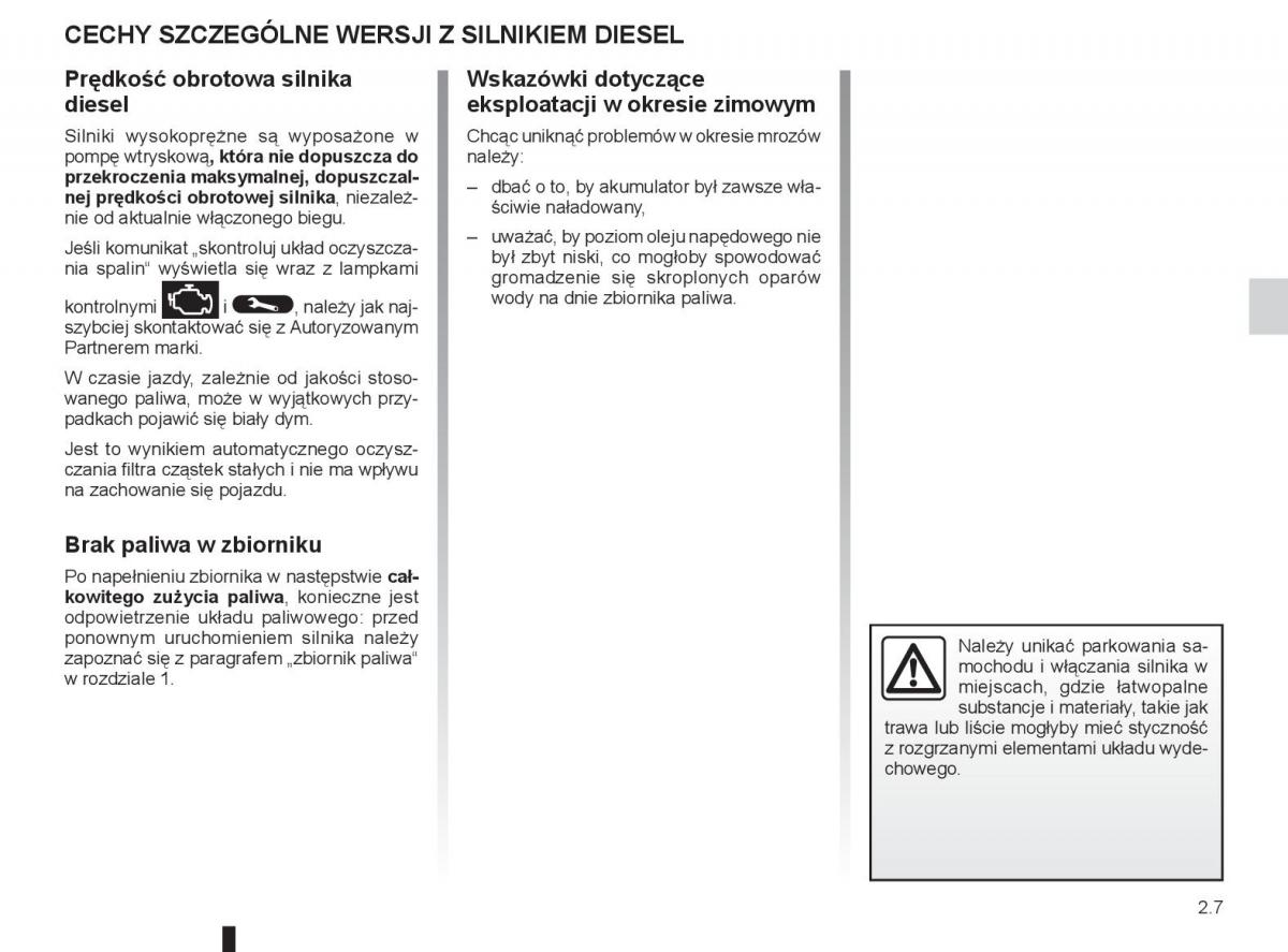 renault laguna 3 iii instrukcja obslugi / page 87