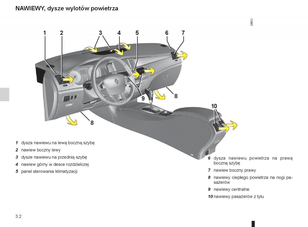 renault laguna 3 iii instrukcja obslugi / page 118