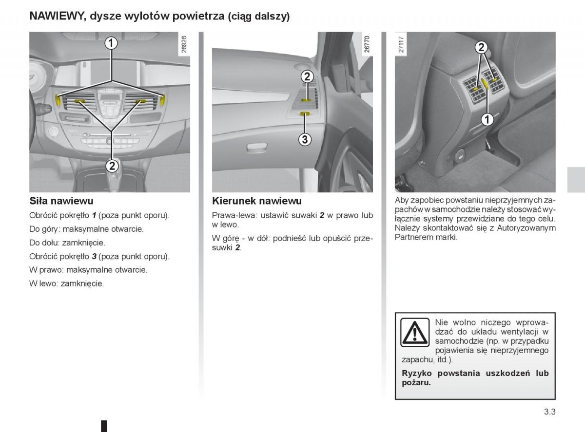 renault laguna 3 iii instrukcja obslugi / page 119