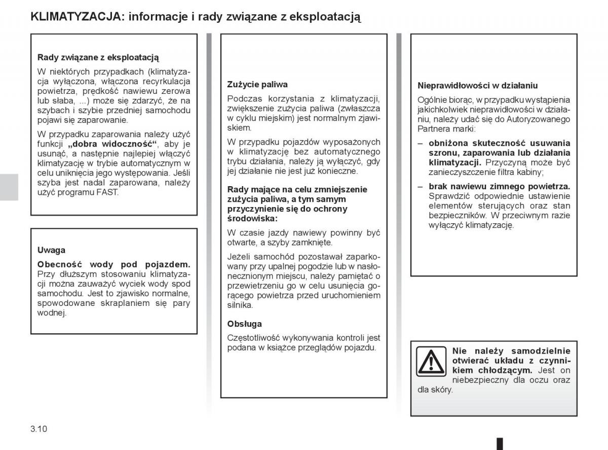 renault laguna 3 iii instrukcja obslugi / page 126