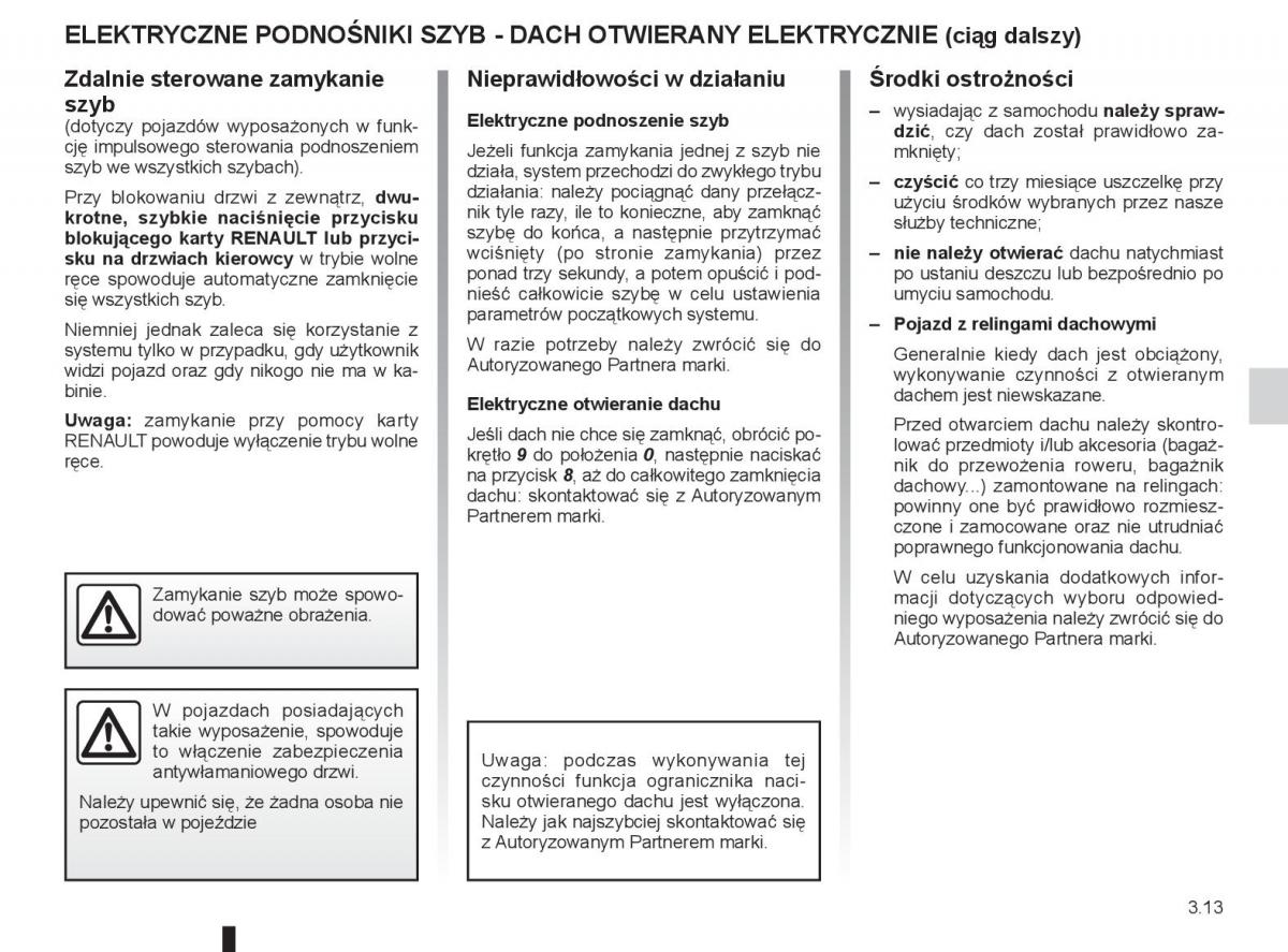 renault laguna 3 iii instrukcja obslugi / page 129