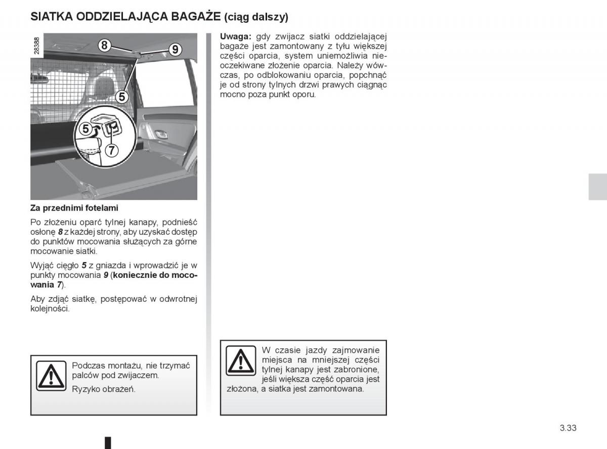 renault laguna 3 iii instrukcja obslugi / page 149