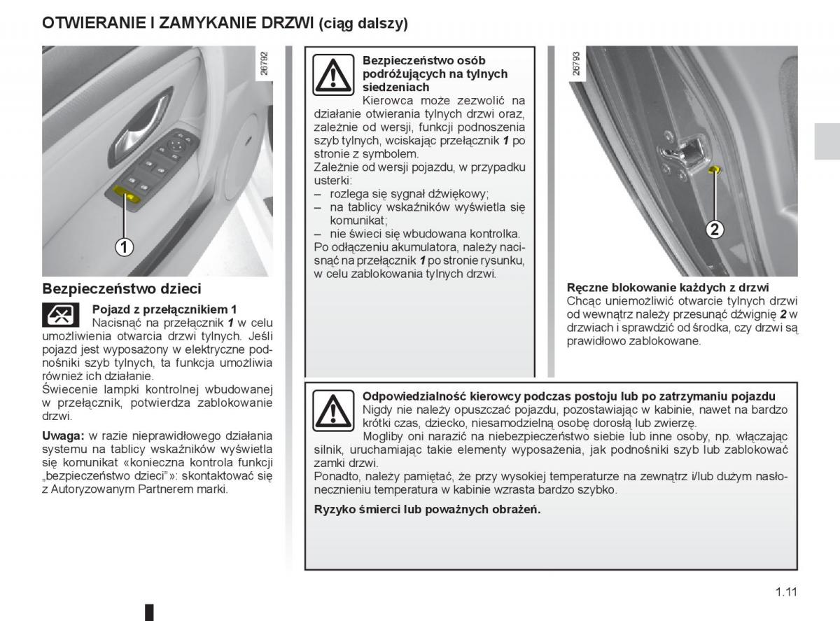 renault laguna 3 iii instrukcja obslugi / page 17