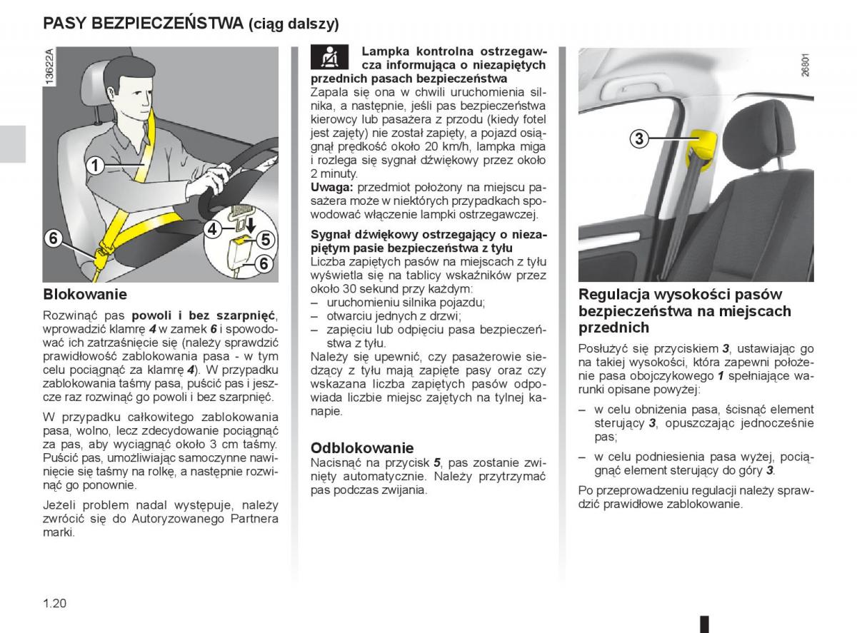 renault laguna 3 iii instrukcja obslugi / page 26