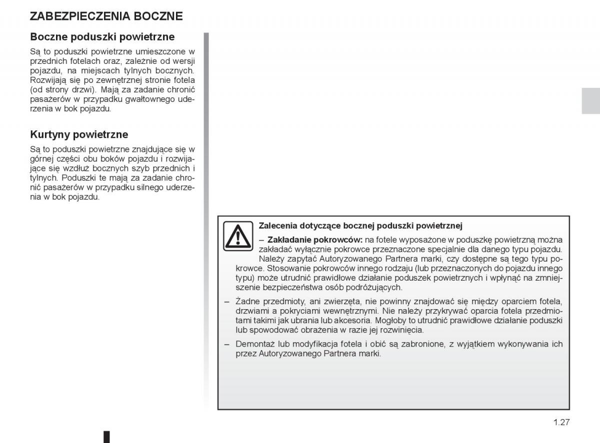 renault laguna 3 iii instrukcja obslugi / page 33