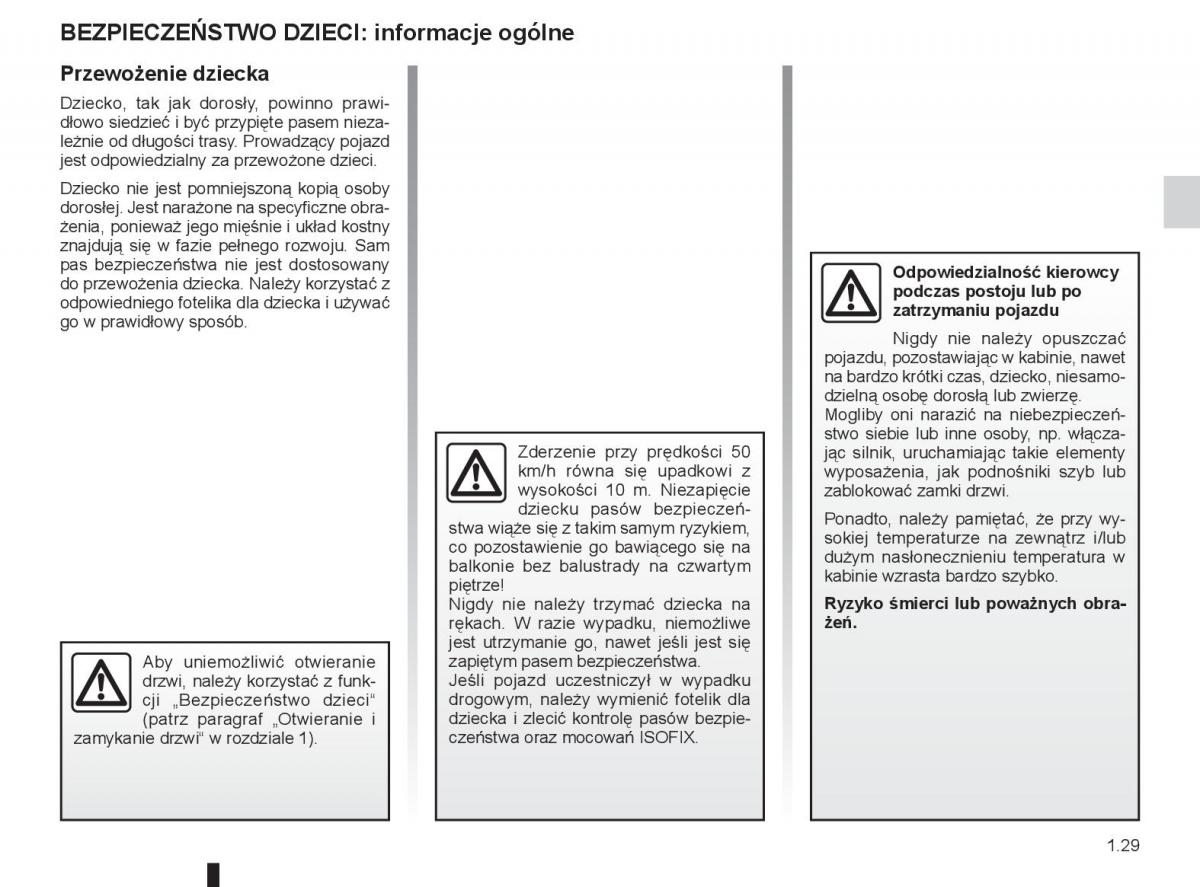 renault laguna 3 iii instrukcja obslugi / page 35