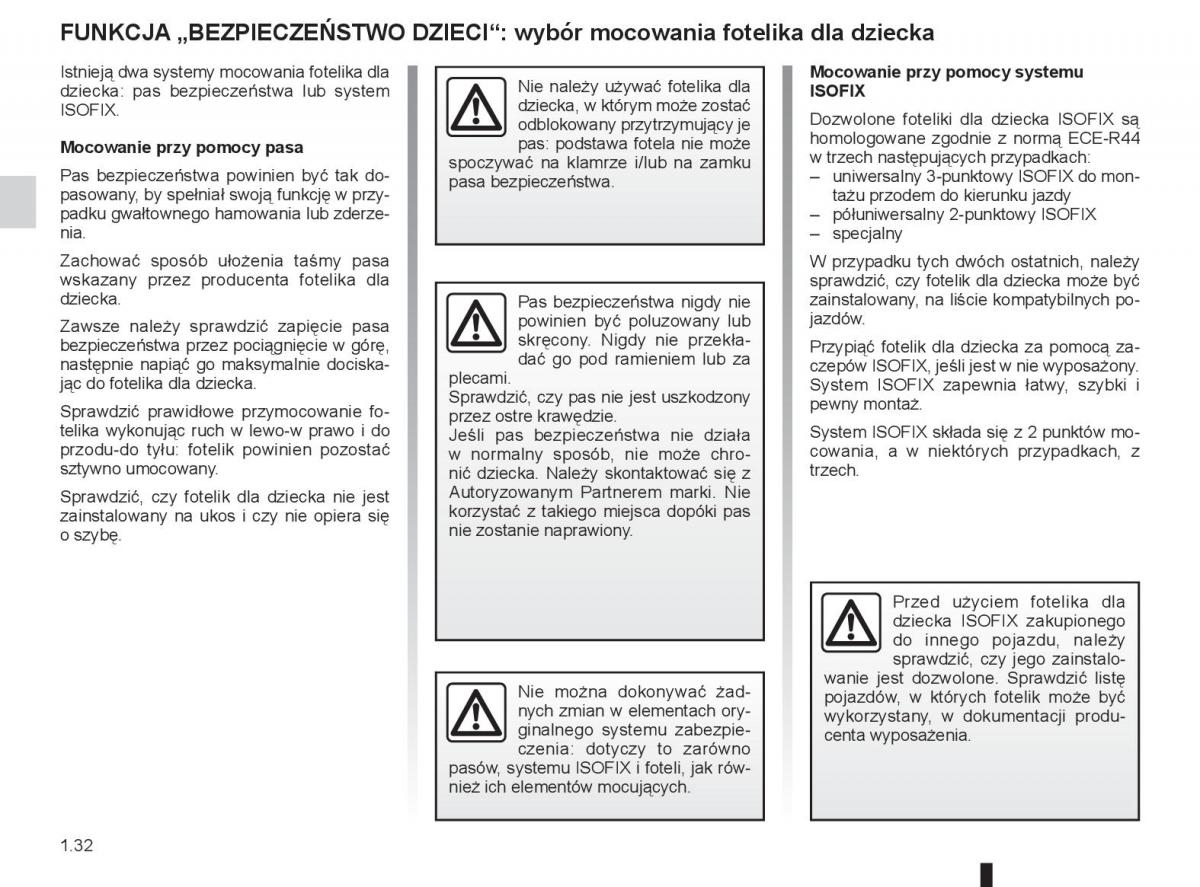 renault laguna 3 iii instrukcja obslugi / page 38