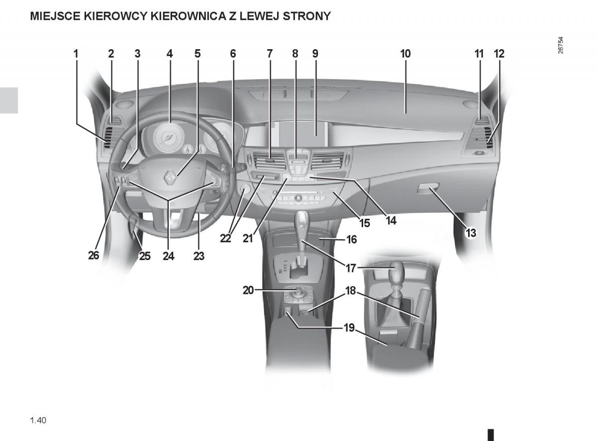 renault laguna 3 iii instrukcja obslugi / page 46