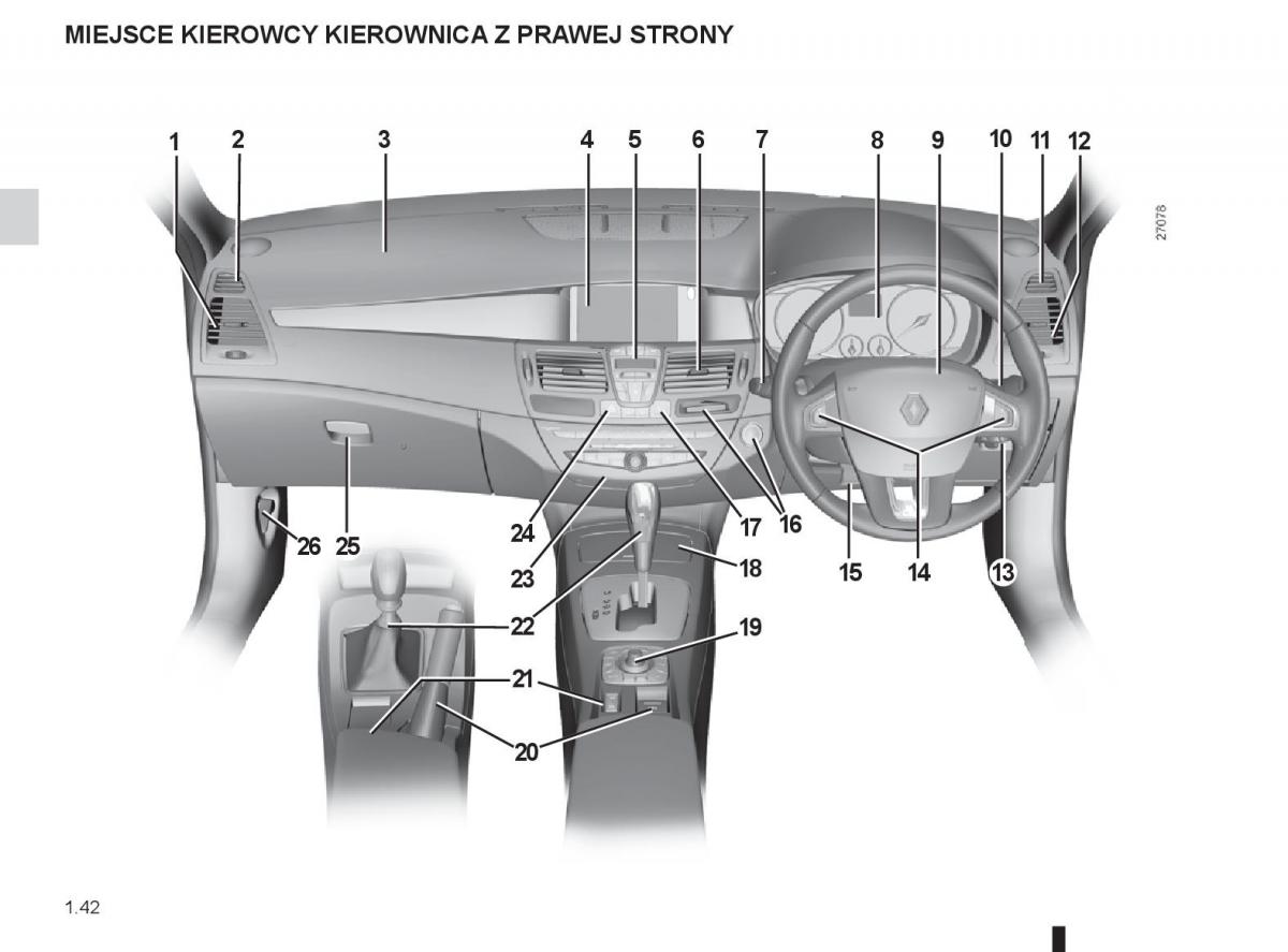 renault laguna 3 iii instrukcja obslugi / page 48