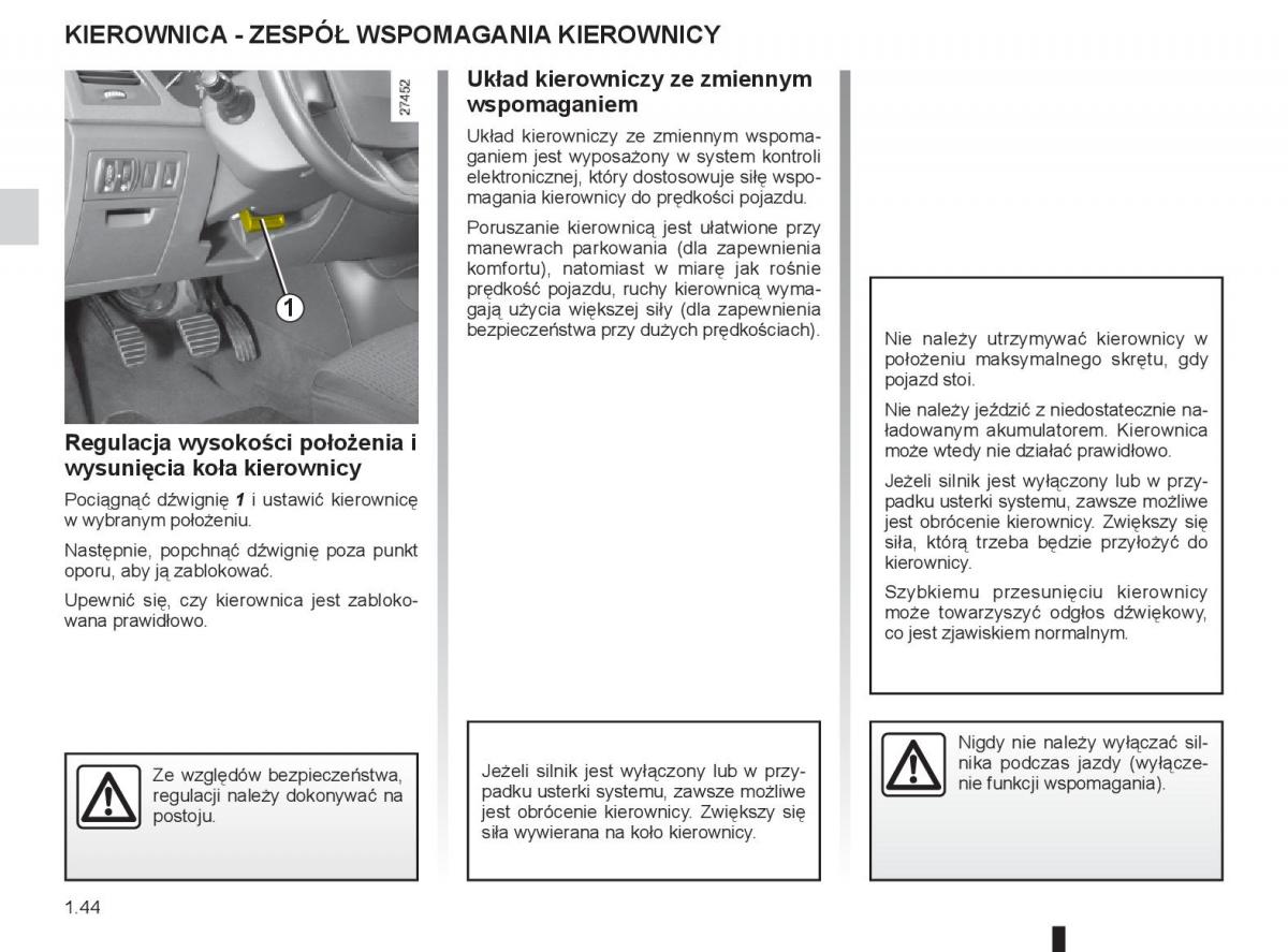 renault laguna 3 iii instrukcja obslugi / page 50