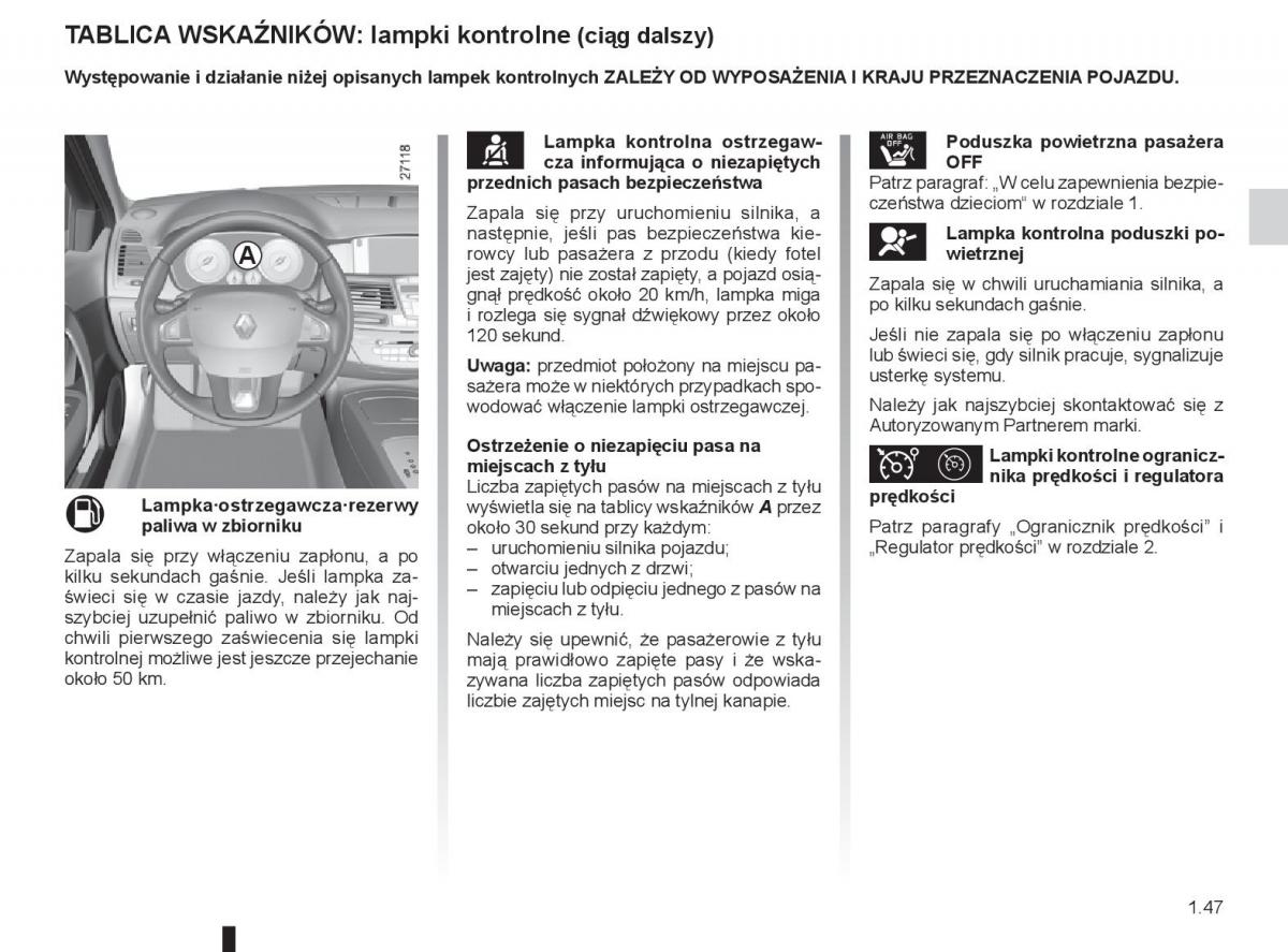 renault laguna 3 iii instrukcja obslugi / page 53