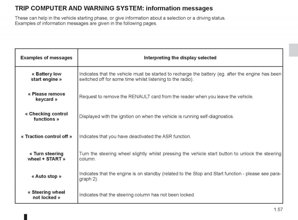 Renault Laguna 3 III owners manual / page 63