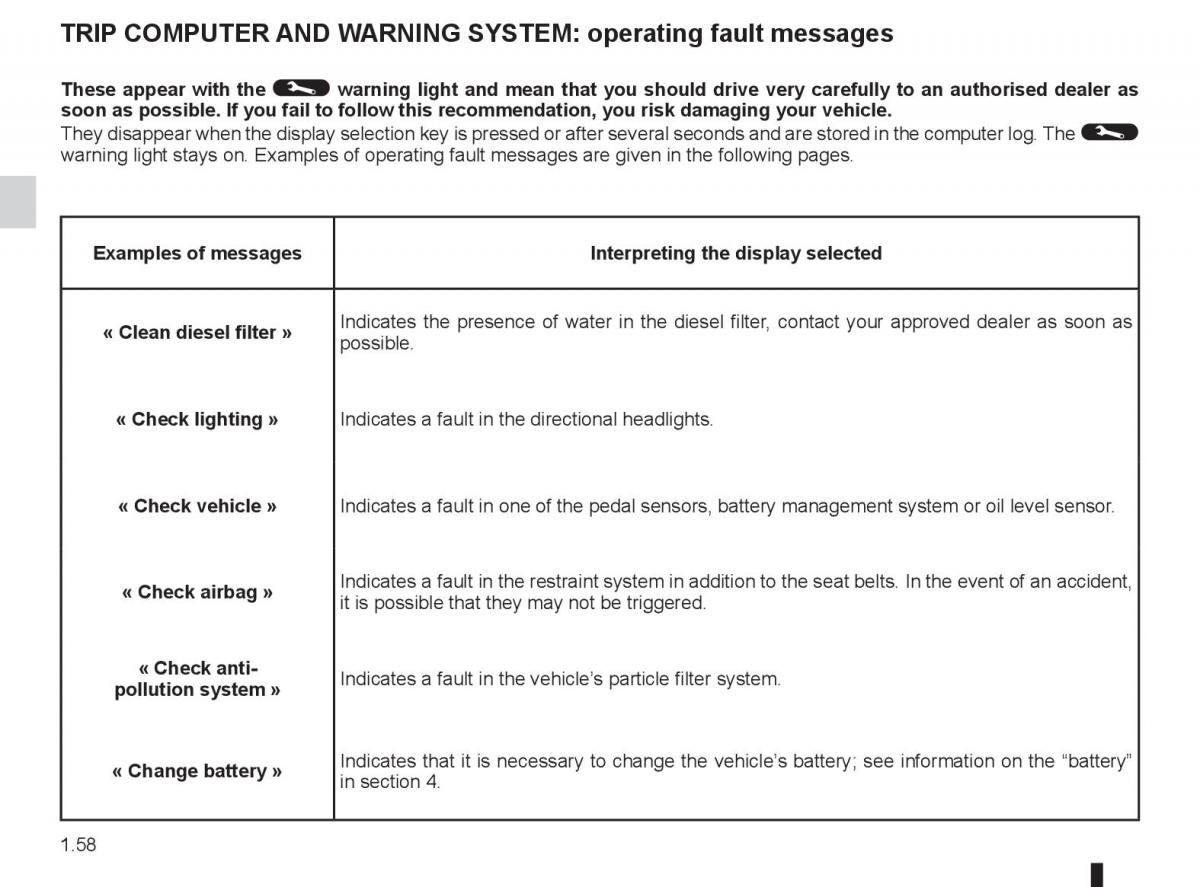 Renault Laguna 3 III owners manual / page 64