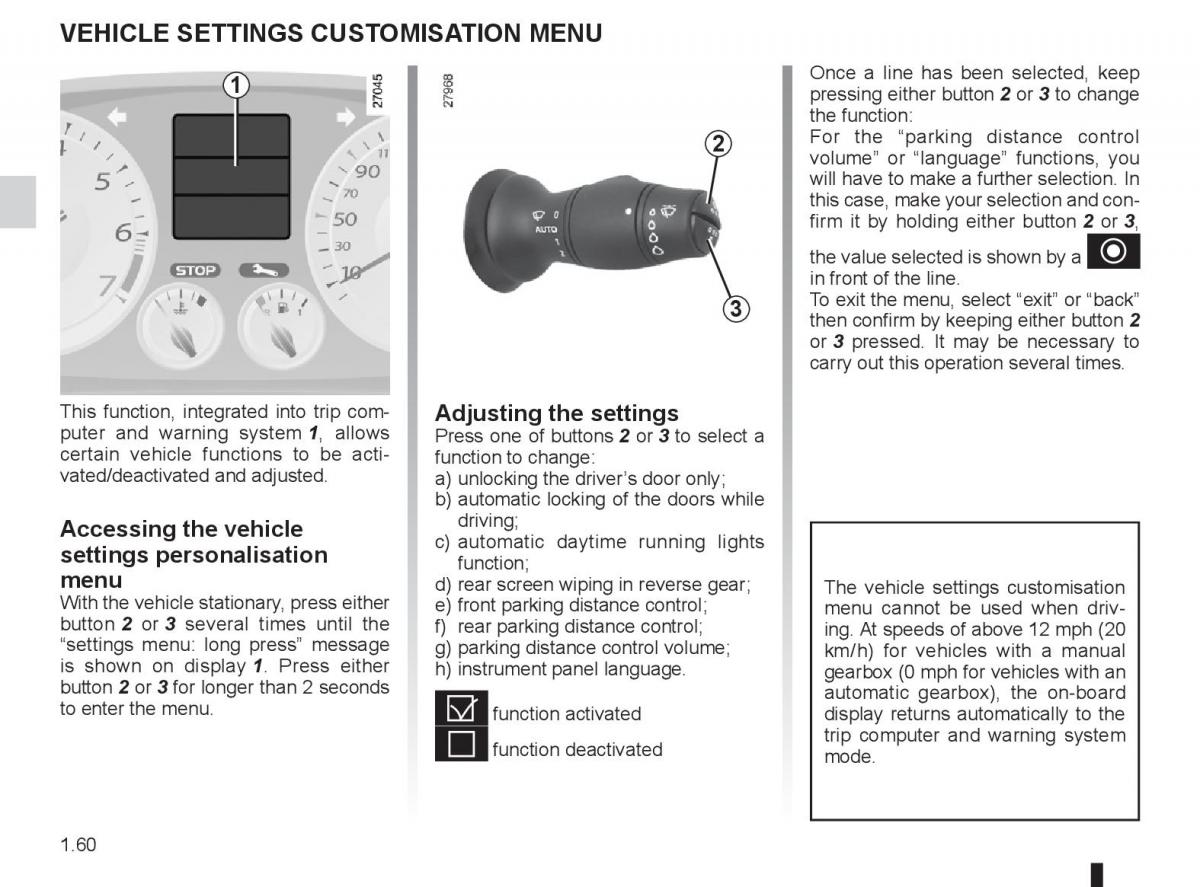 Renault Laguna 3 III owners manual / page 66