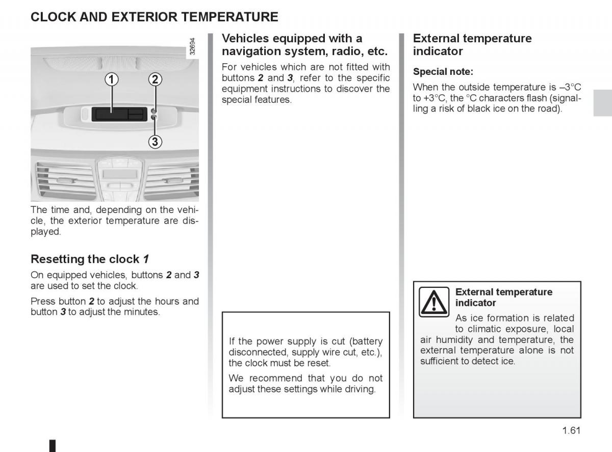 Renault Laguna 3 III owners manual / page 67