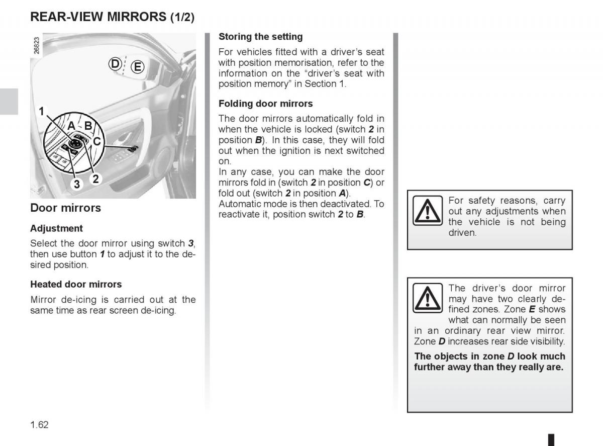 Renault Laguna 3 III owners manual / page 68