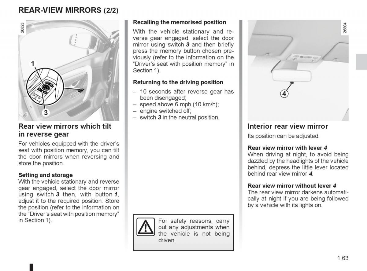 Renault Laguna 3 III owners manual / page 69