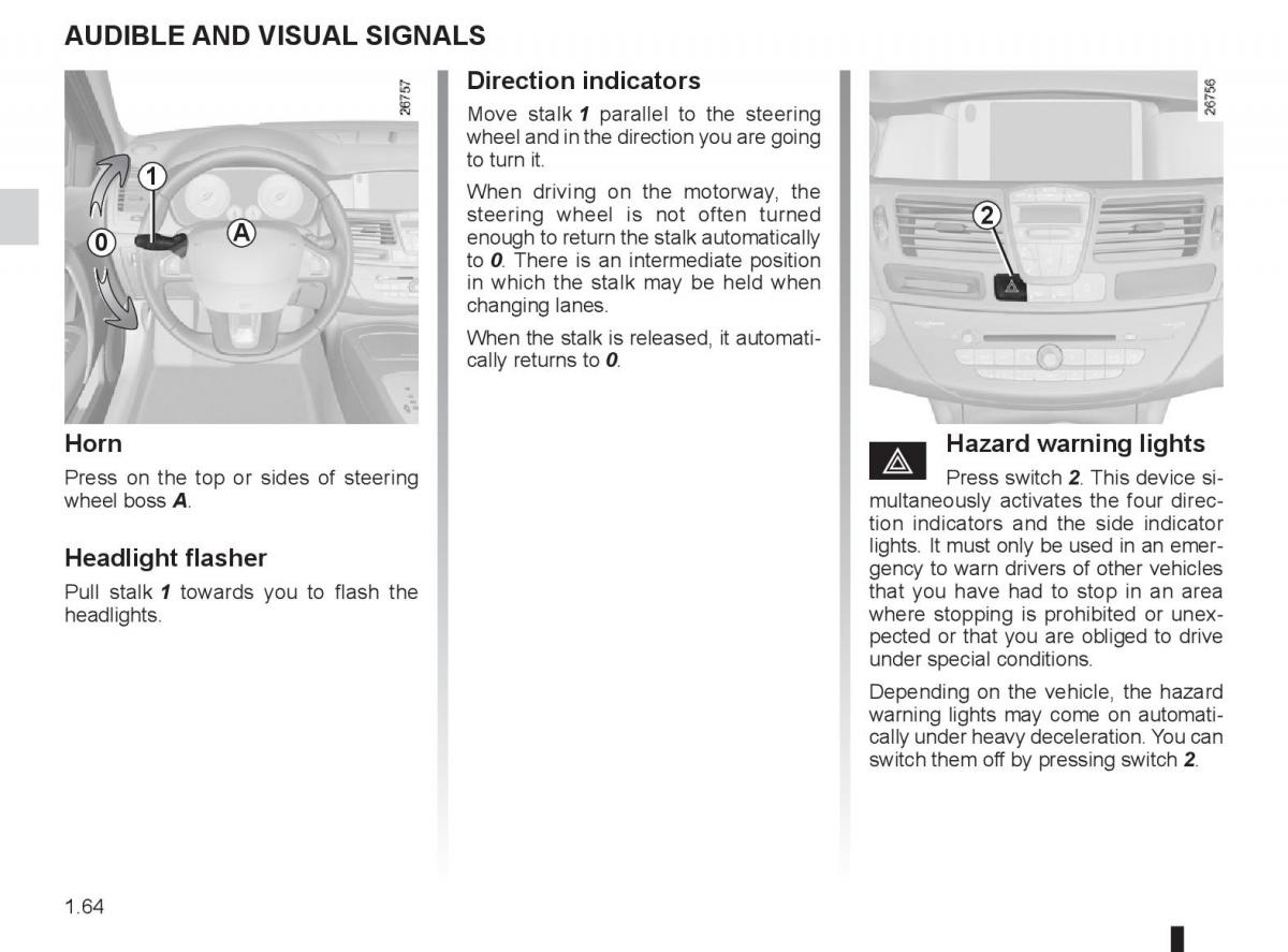 Renault Laguna 3 III owners manual / page 70