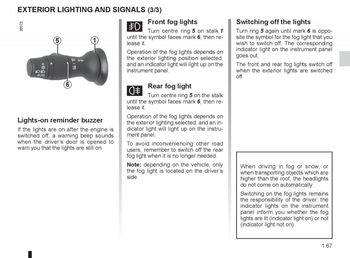 Renault Laguna 3 III owners manual / page 73