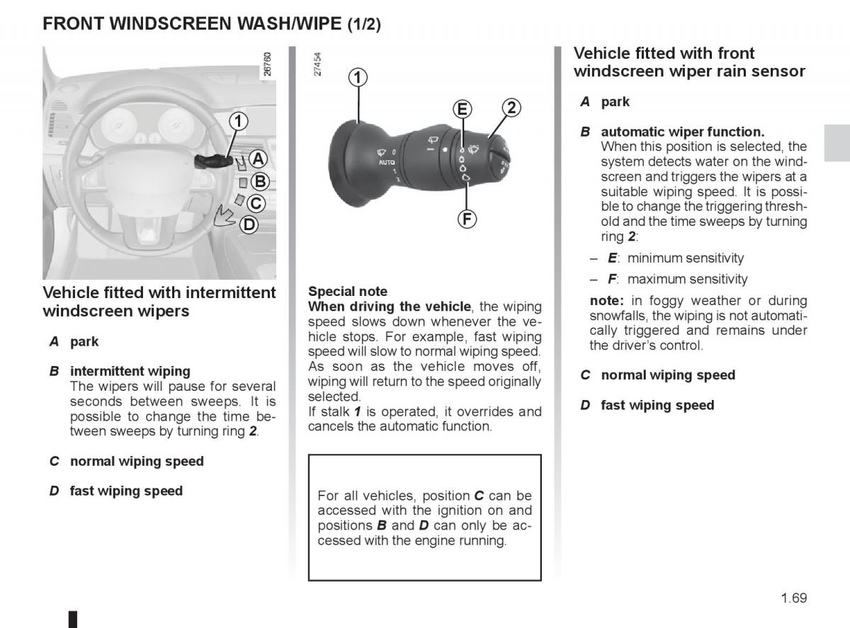 Renault Laguna 3 III owners manual / page 75