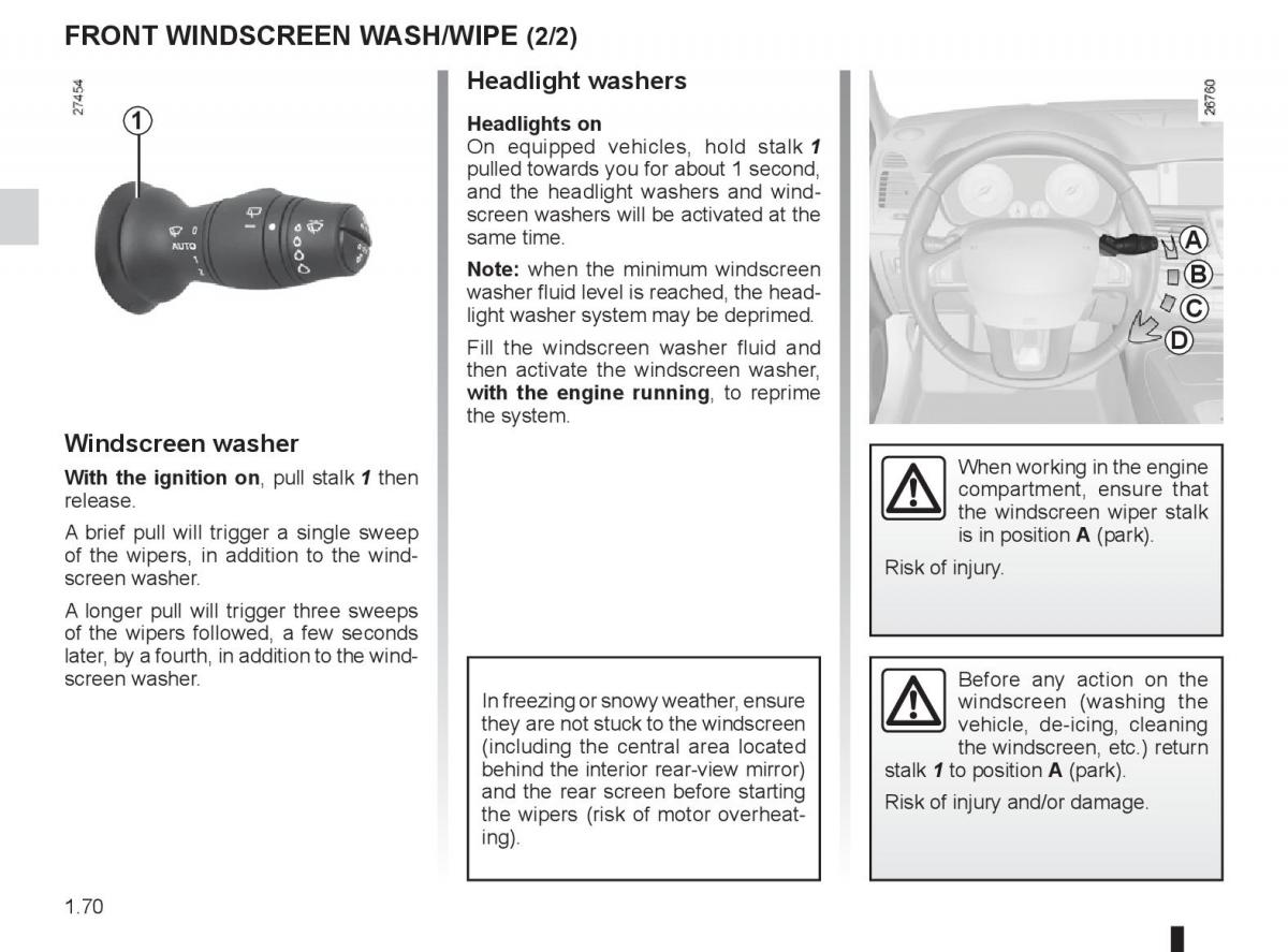 Renault Laguna 3 III owners manual / page 76