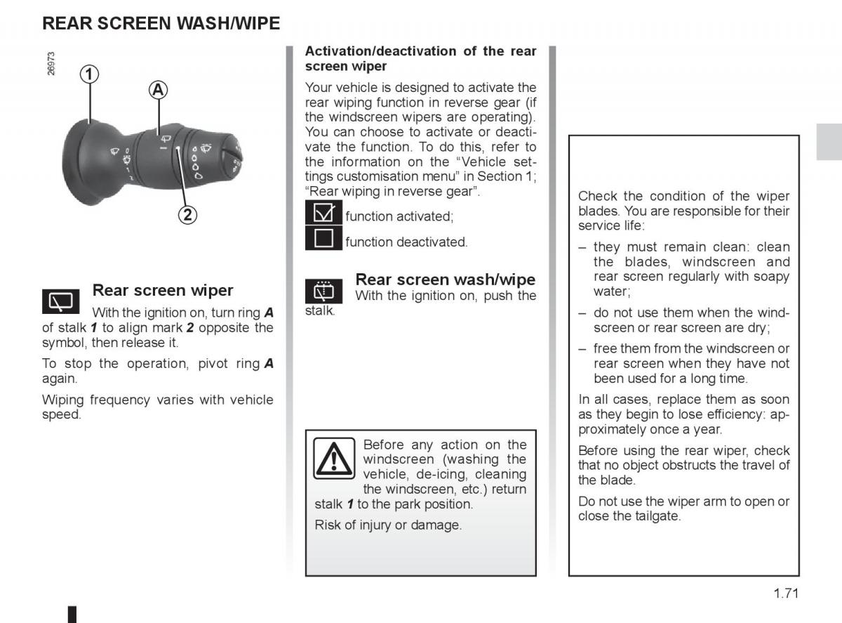 Renault Laguna 3 III owners manual / page 77