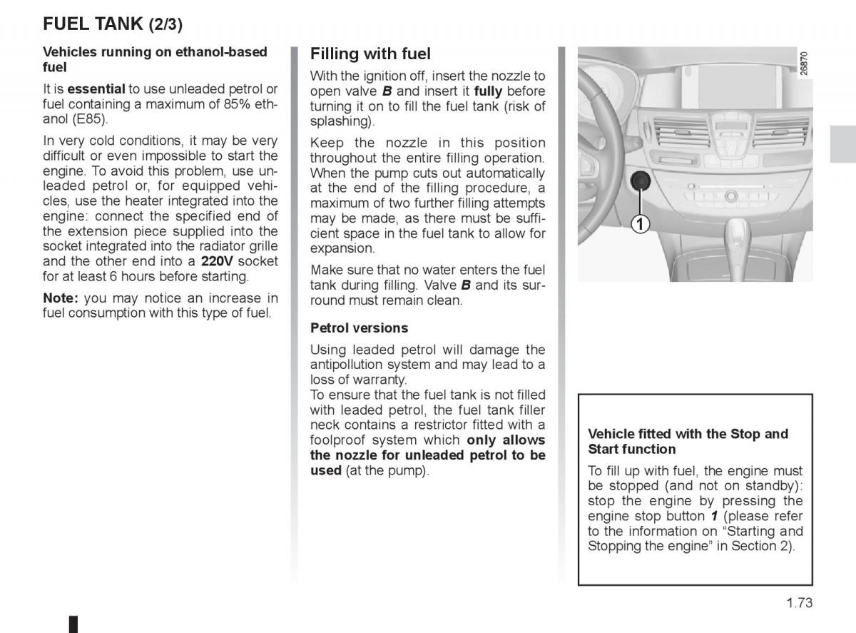 Renault Laguna 3 III owners manual / page 79