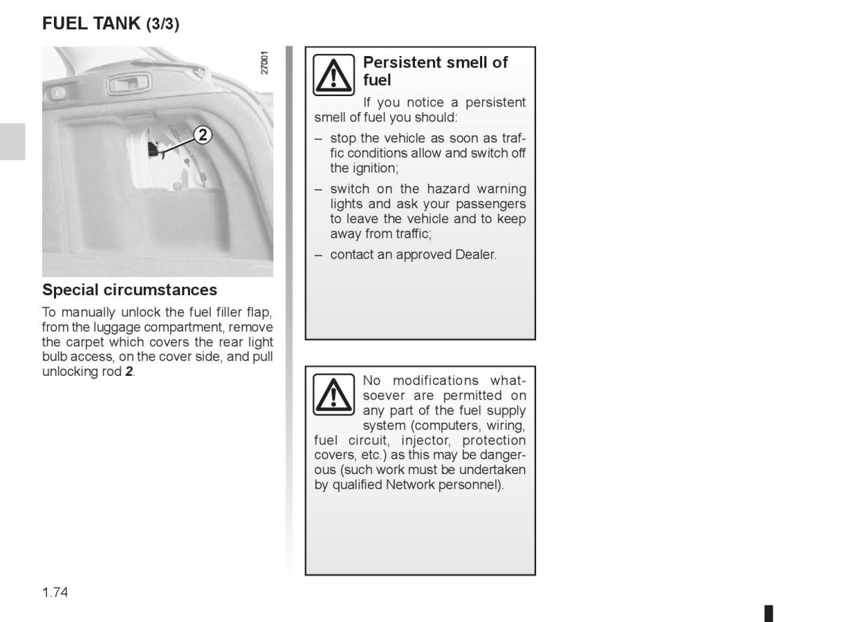 Renault Laguna 3 III owners manual / page 80