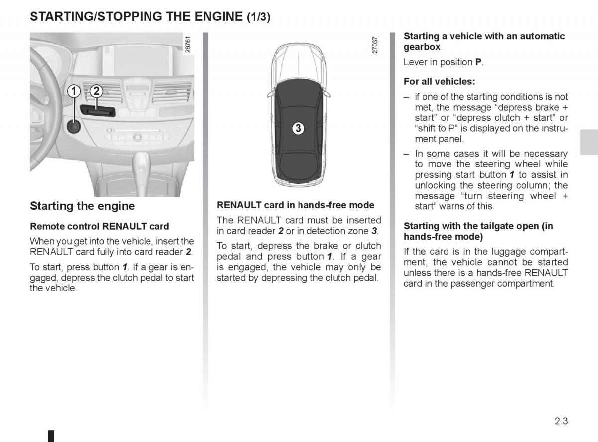 Renault Laguna 3 III owners manual / page 83