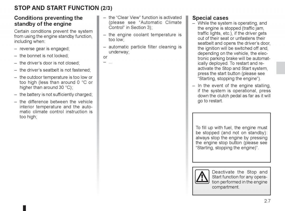 Renault Laguna 3 III owners manual / page 87