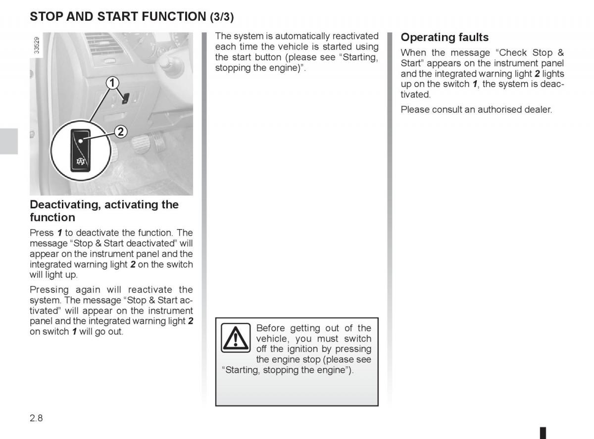 Renault Laguna 3 III owners manual / page 88