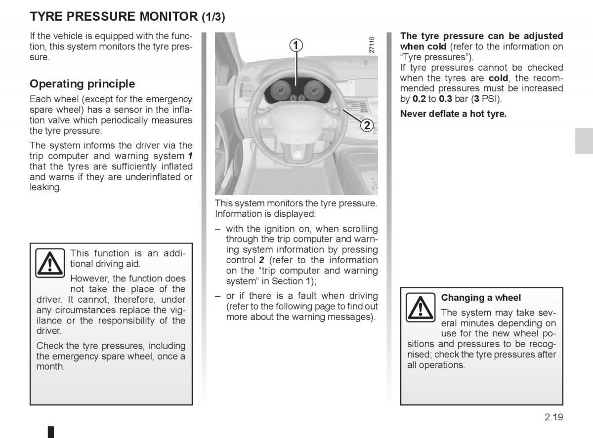 Renault Laguna 3 III owners manual / page 99