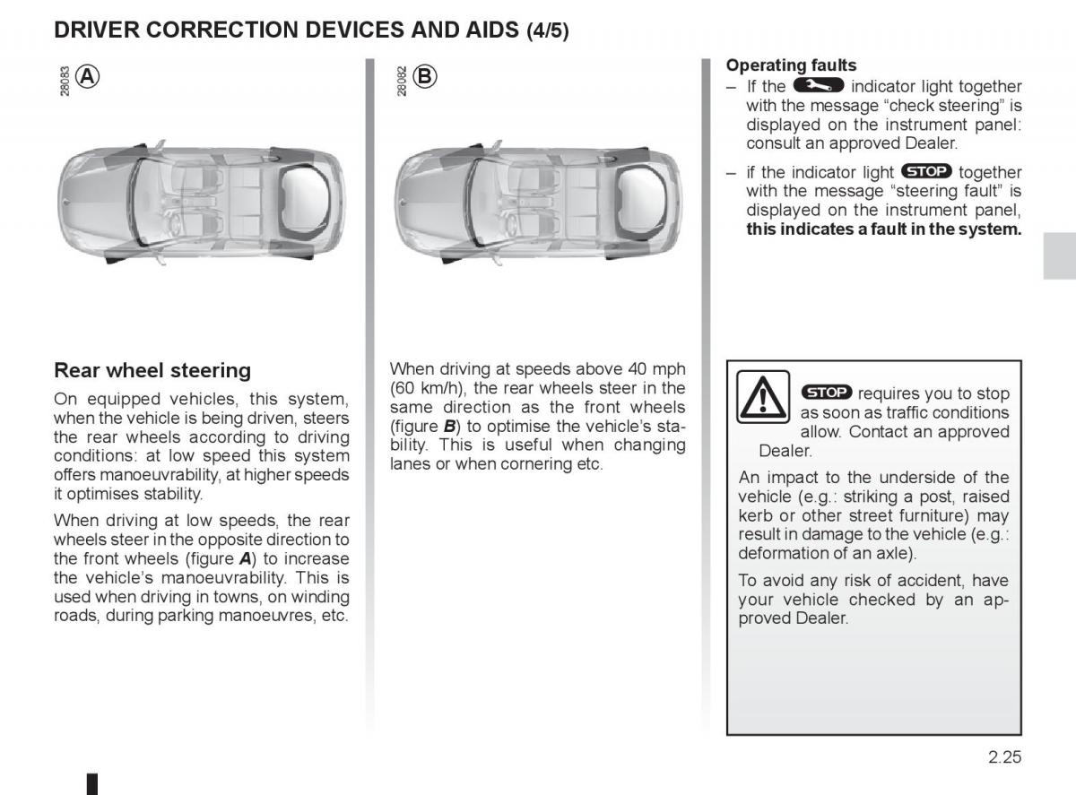 Renault Laguna 3 III owners manual / page 105