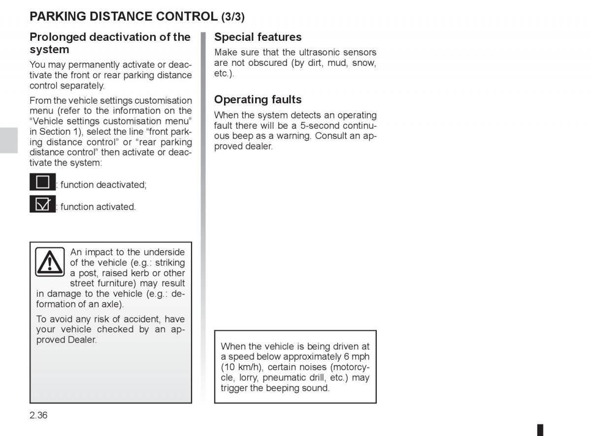 Renault Laguna 3 III owners manual / page 116