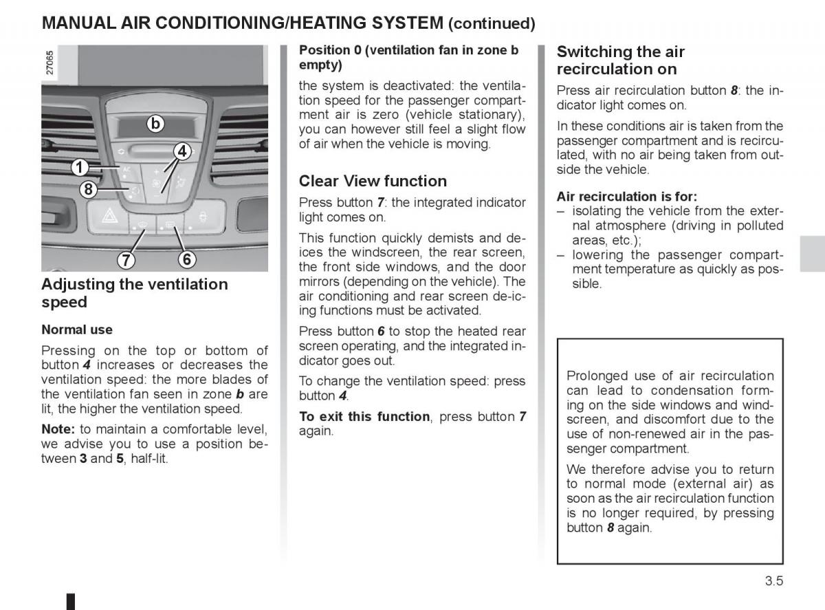 Renault Laguna 3 III owners manual / page 125