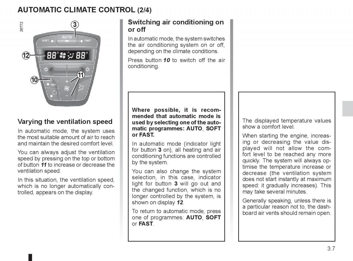 Renault Laguna 3 III owners manual / page 127