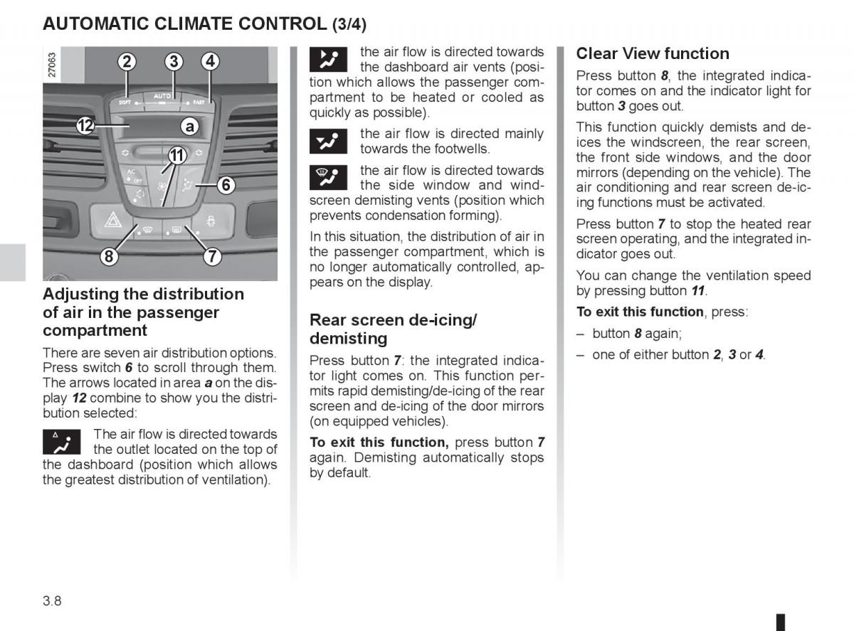 Renault Laguna 3 III owners manual / page 128