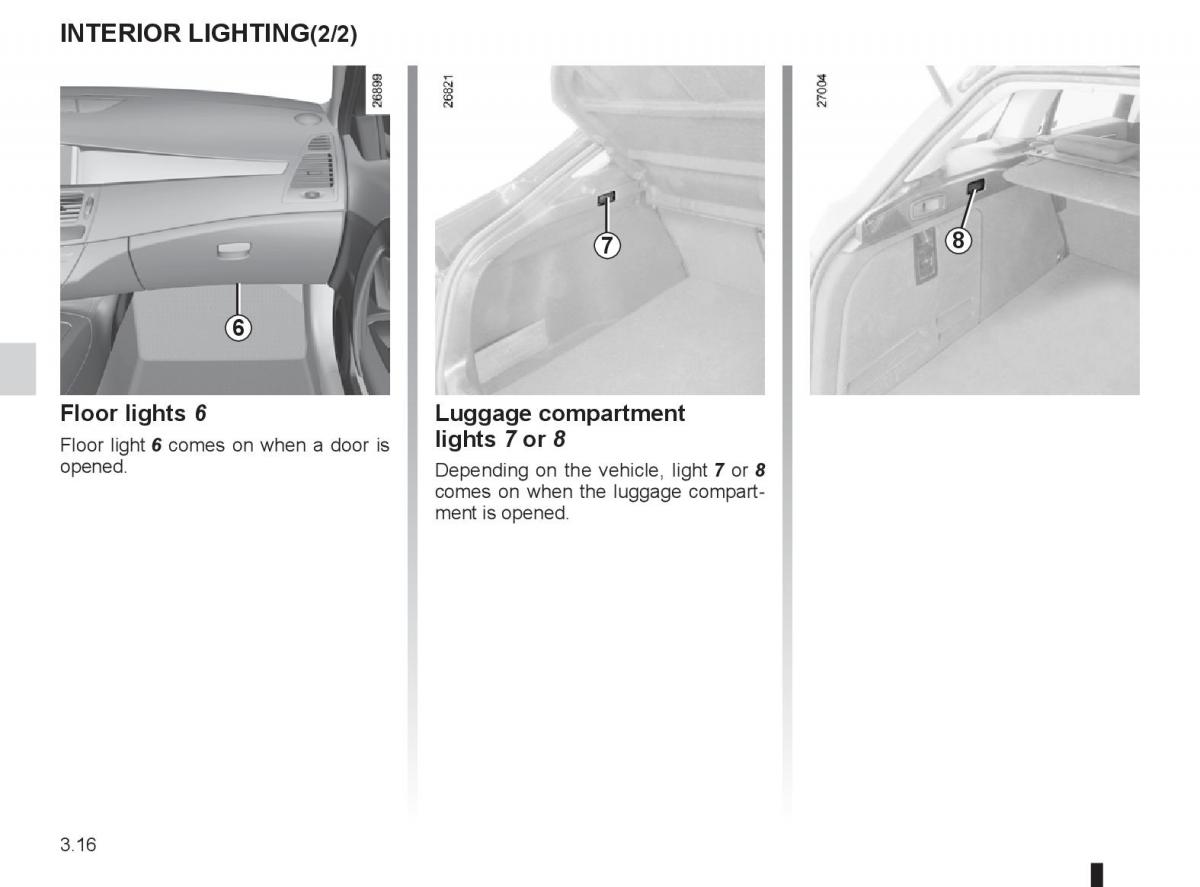 Renault Laguna 3 III owners manual / page 136