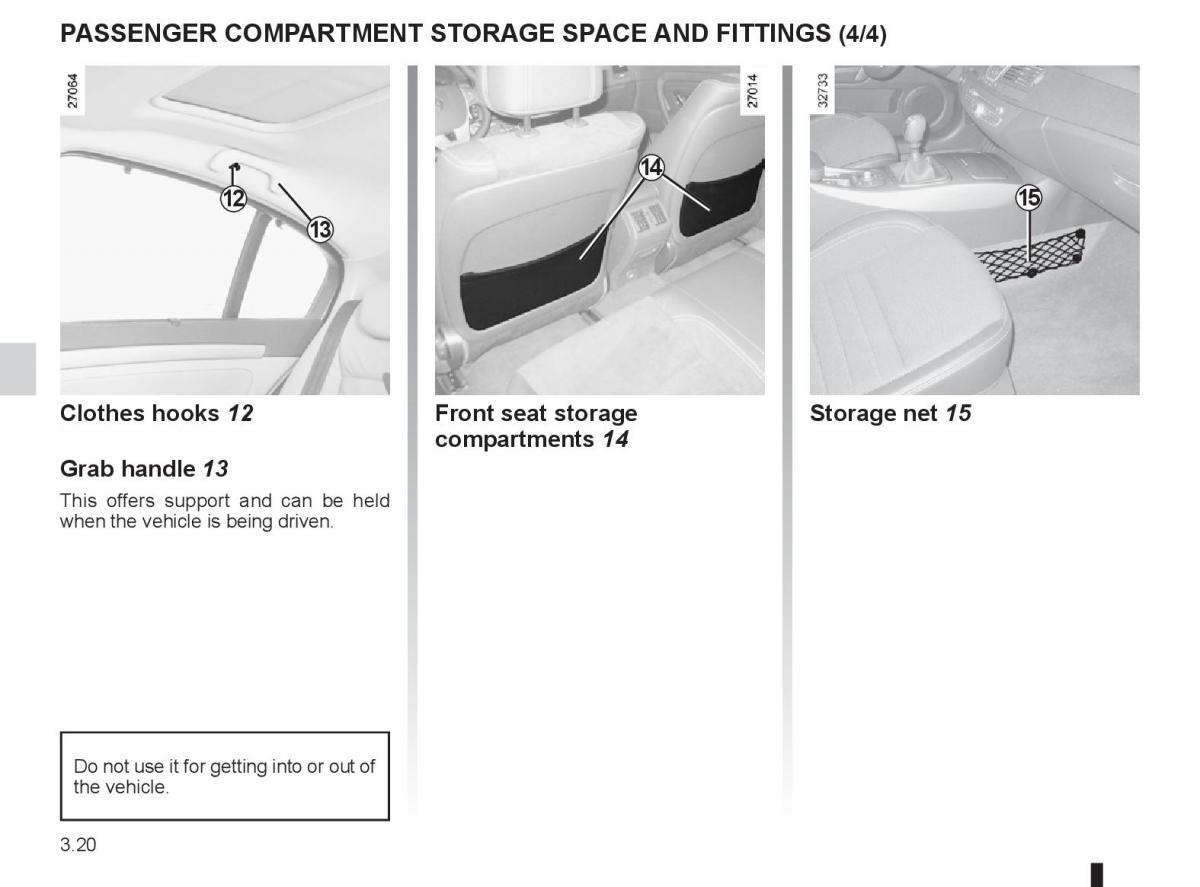 Renault Laguna 3 III owners manual / page 140