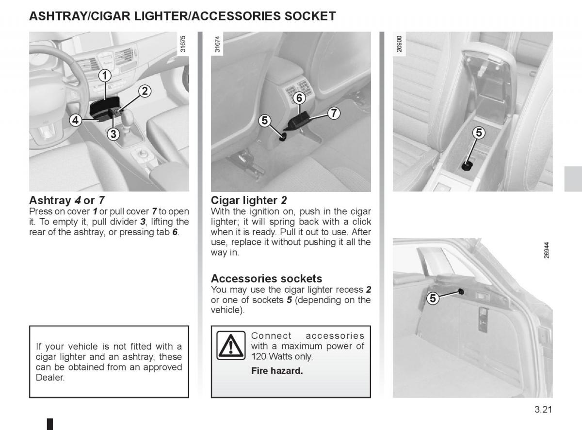 Renault Laguna 3 III owners manual / page 141