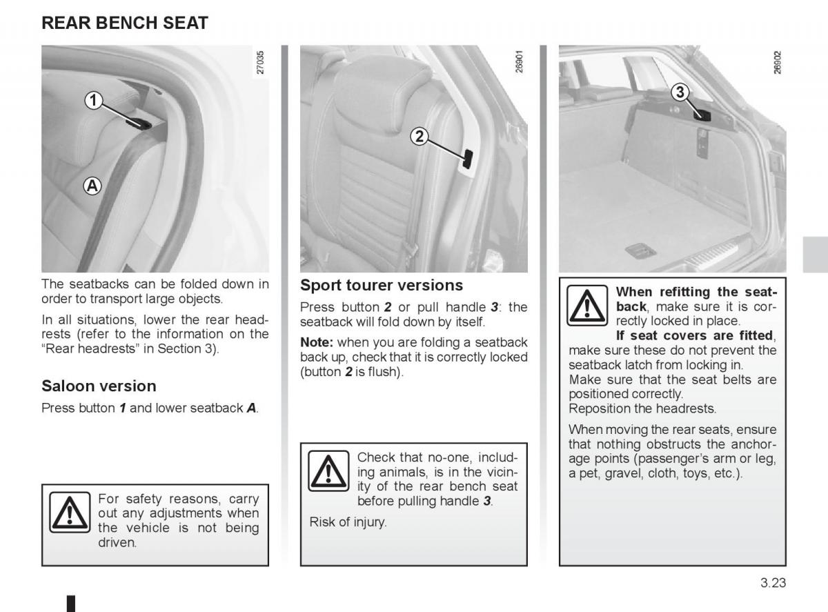 Renault Laguna 3 III owners manual / page 143